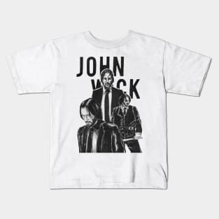 Keanu Reeves in the John Wick! Kids T-Shirt